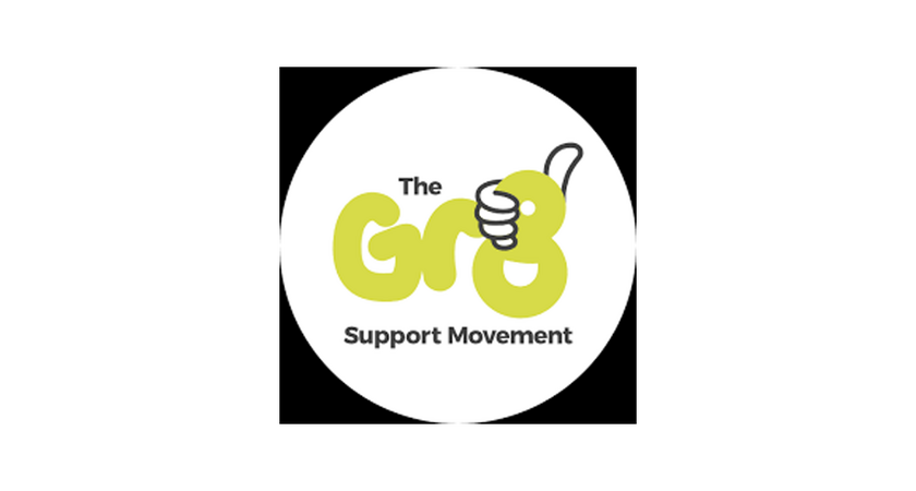 Gr8 support movement logo