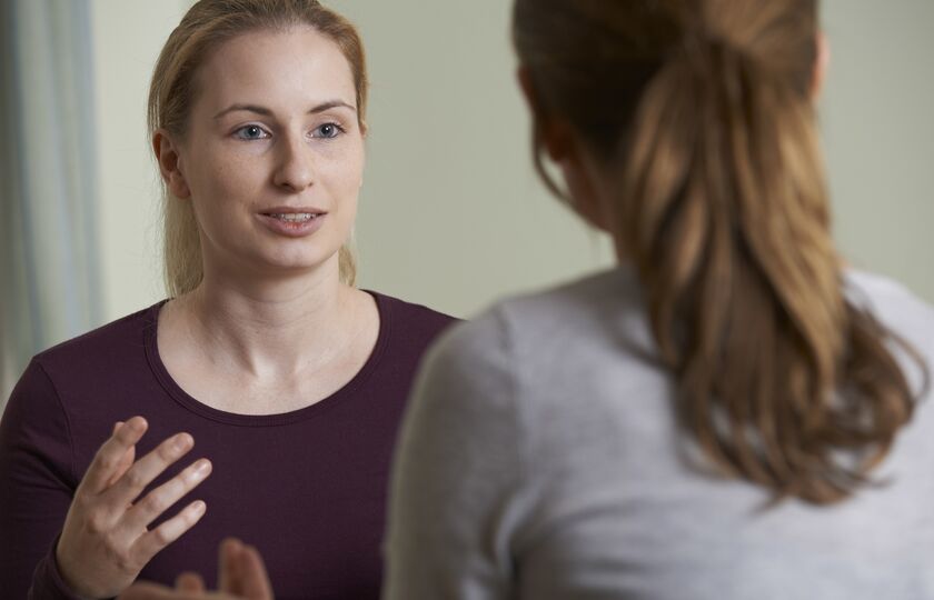 Stock Photo Talk To Person Mental Health