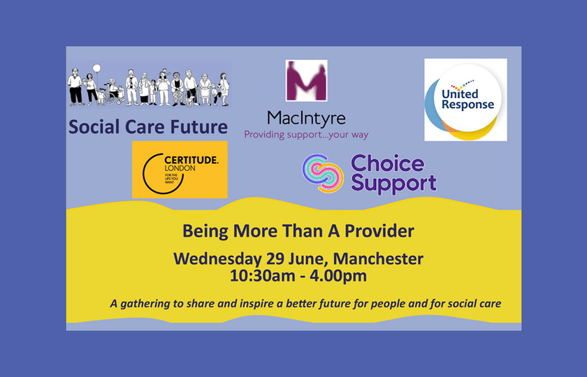 Being more than a provider 29 June 22 Manchester