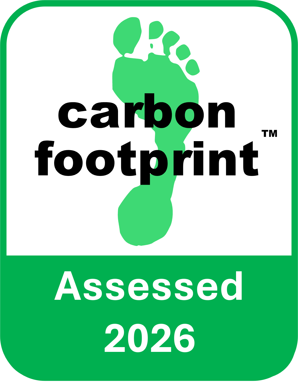 Carbon Footprint Assessed 2026 for website