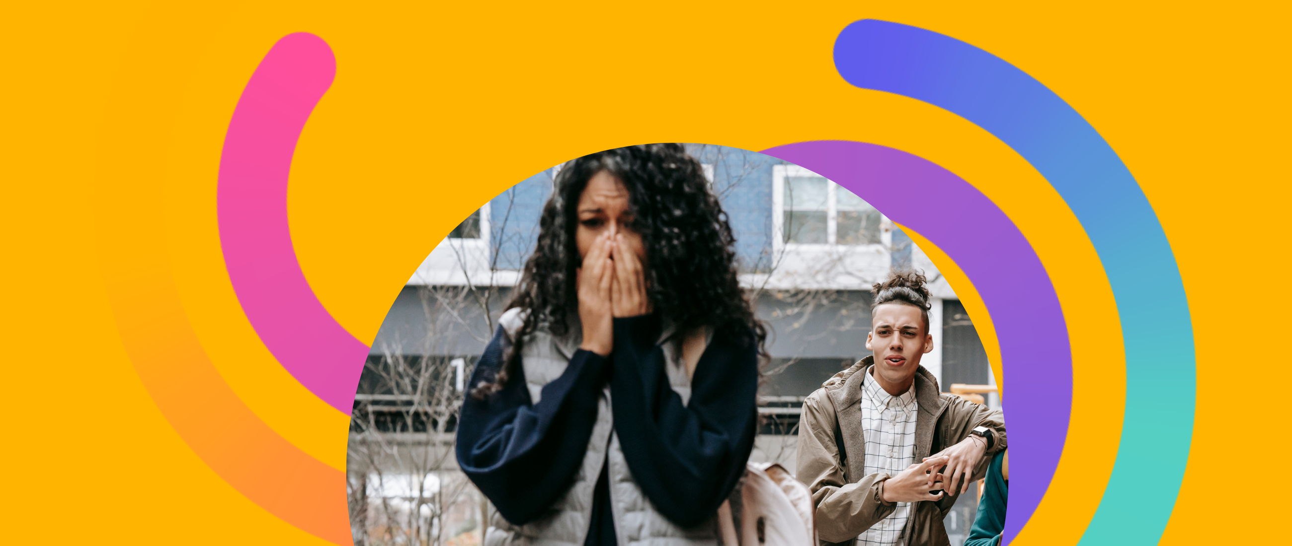 Stand up again street harassment banner